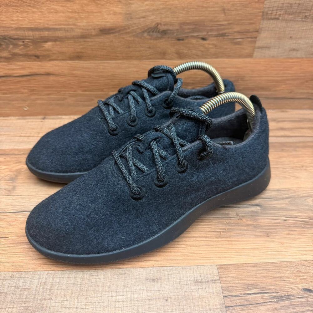 Allbirds Wool Runners Wo’s Size 9 Charcoal Black Merino Wool Sneakers Shoes